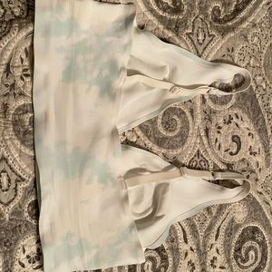 Tie dyed (white/green) bra